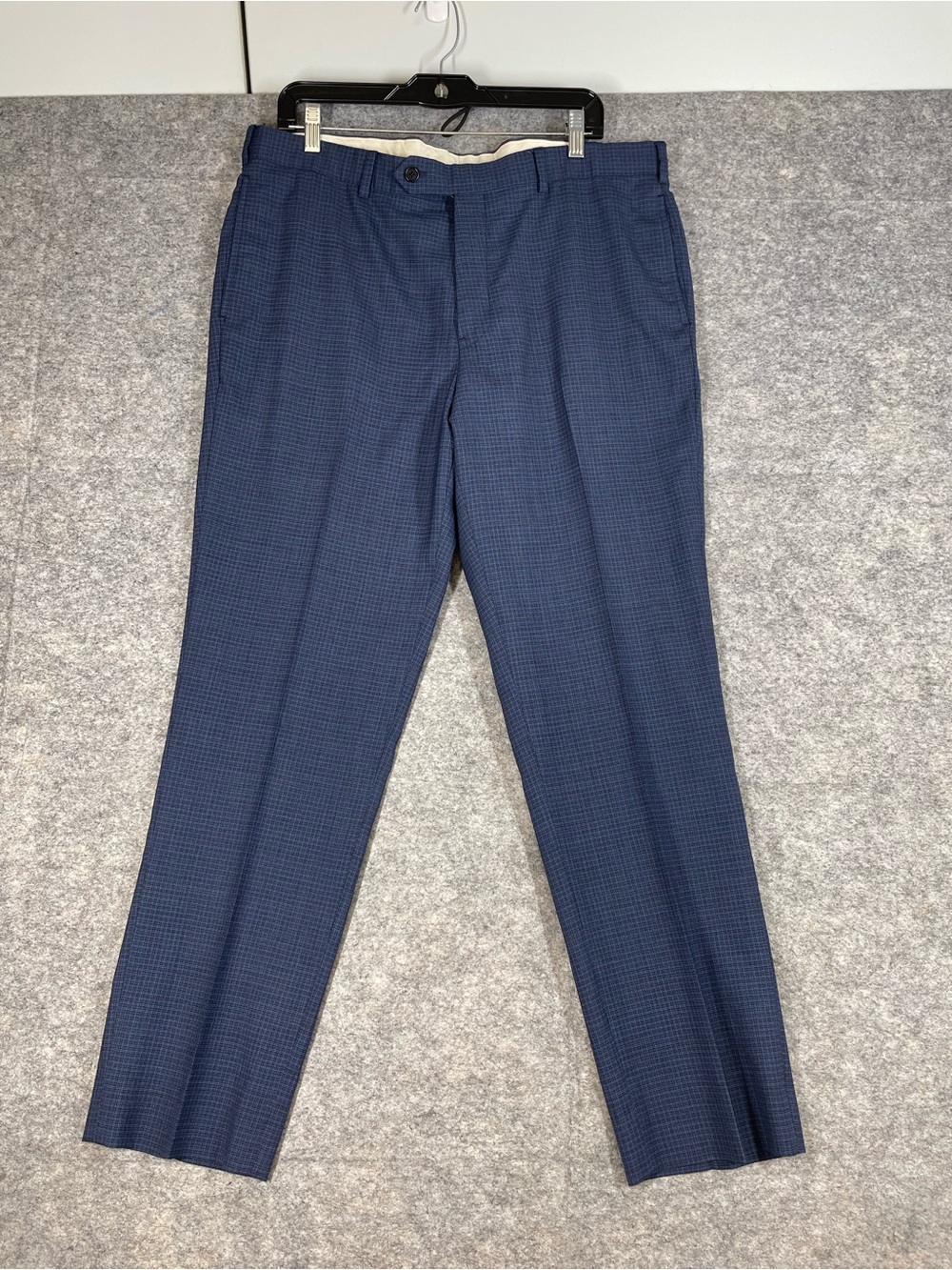 Brooks Brothers Regent Fit Dress Pants Blue 38x30 Wool Office Business Formal